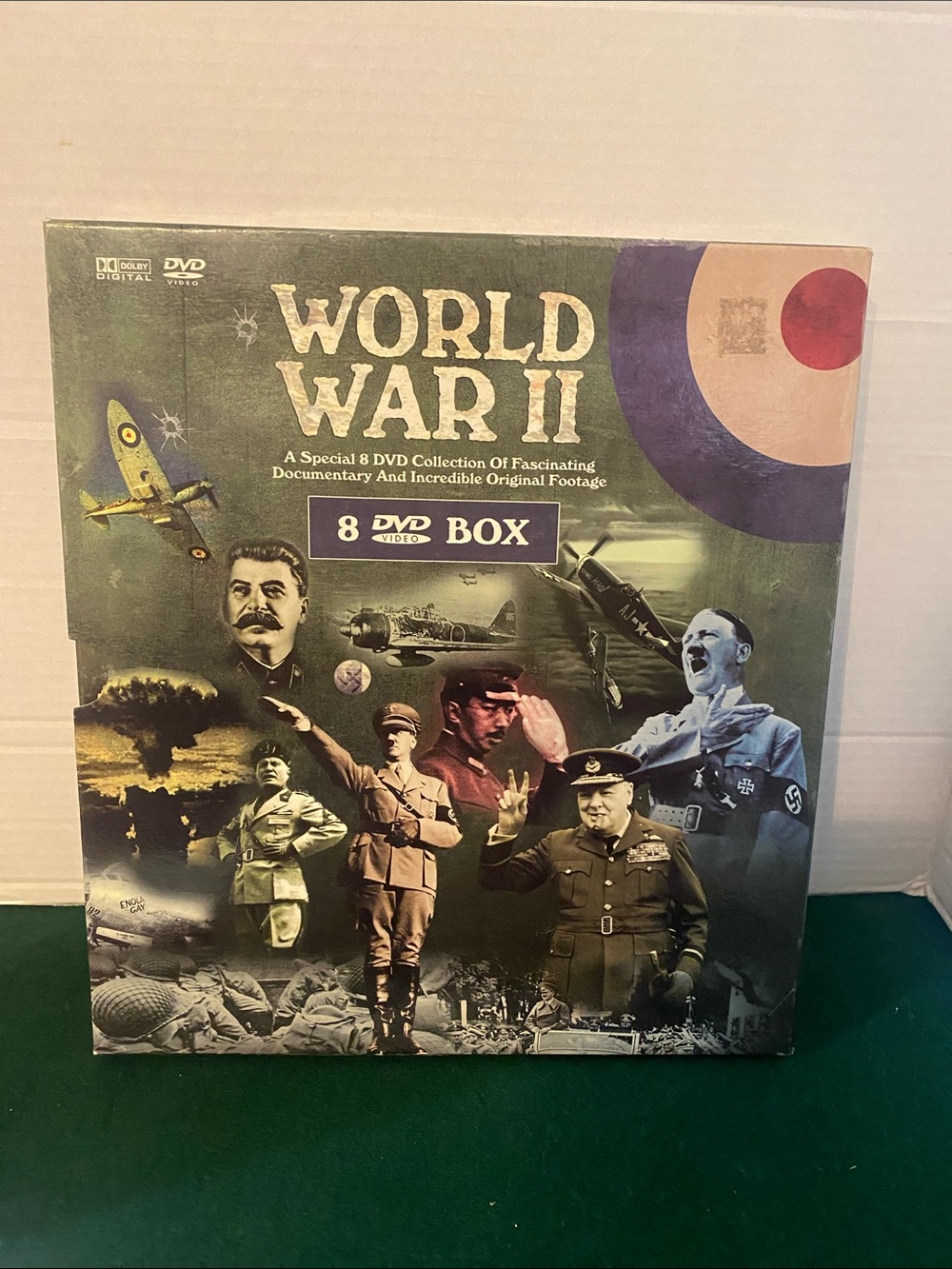 World War 11 Collectable DVD Box Set 8 Disc Documentary Collection.( C 12 )